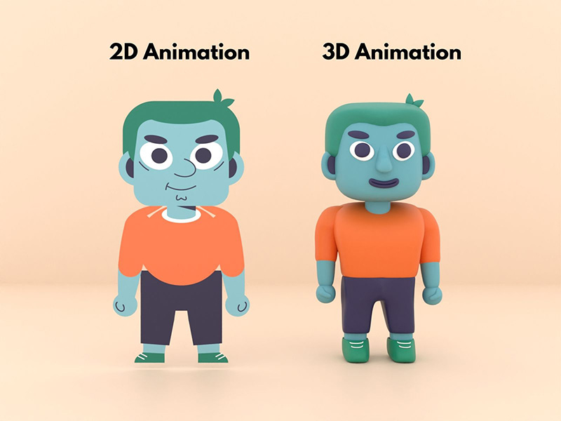 2D vs 3D animation