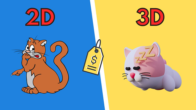 Is 3D animation cheaper than 2D