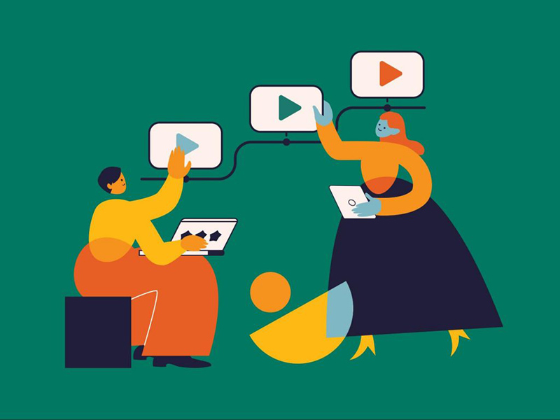 Animated video production