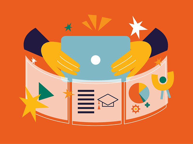 eLearning social media services